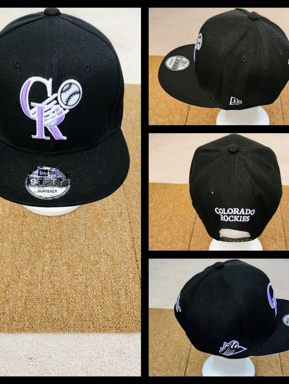 COLORADO ROCKIES MLB BASEBALL SNAPBACK HAT.